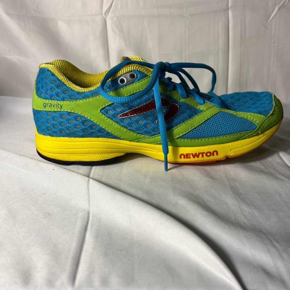 Newton Terra Momentum Running Blue Lime 00212 Women Training Sneakers Size 8.5 - Picture 7 of 10